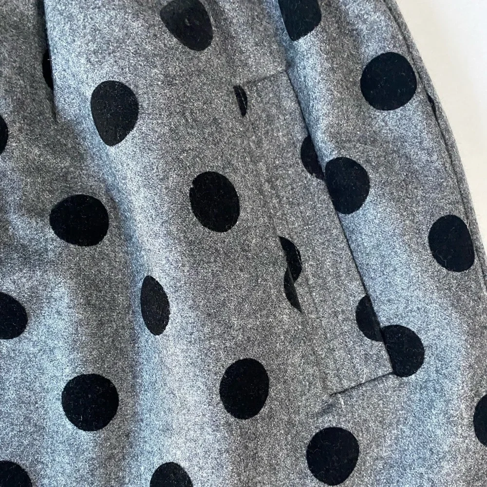 Body by Victoria‎ Secret Wool, fully lined, Polka Dot A-line, Mini Skirt. Size M